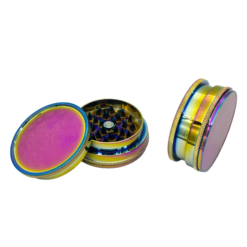 Immagine 5: Smerigliatrice colorata da 53 mm realizzata in materiale plastico per ingredienti alimentari e spezie utensili da cucina regalo di compleanno