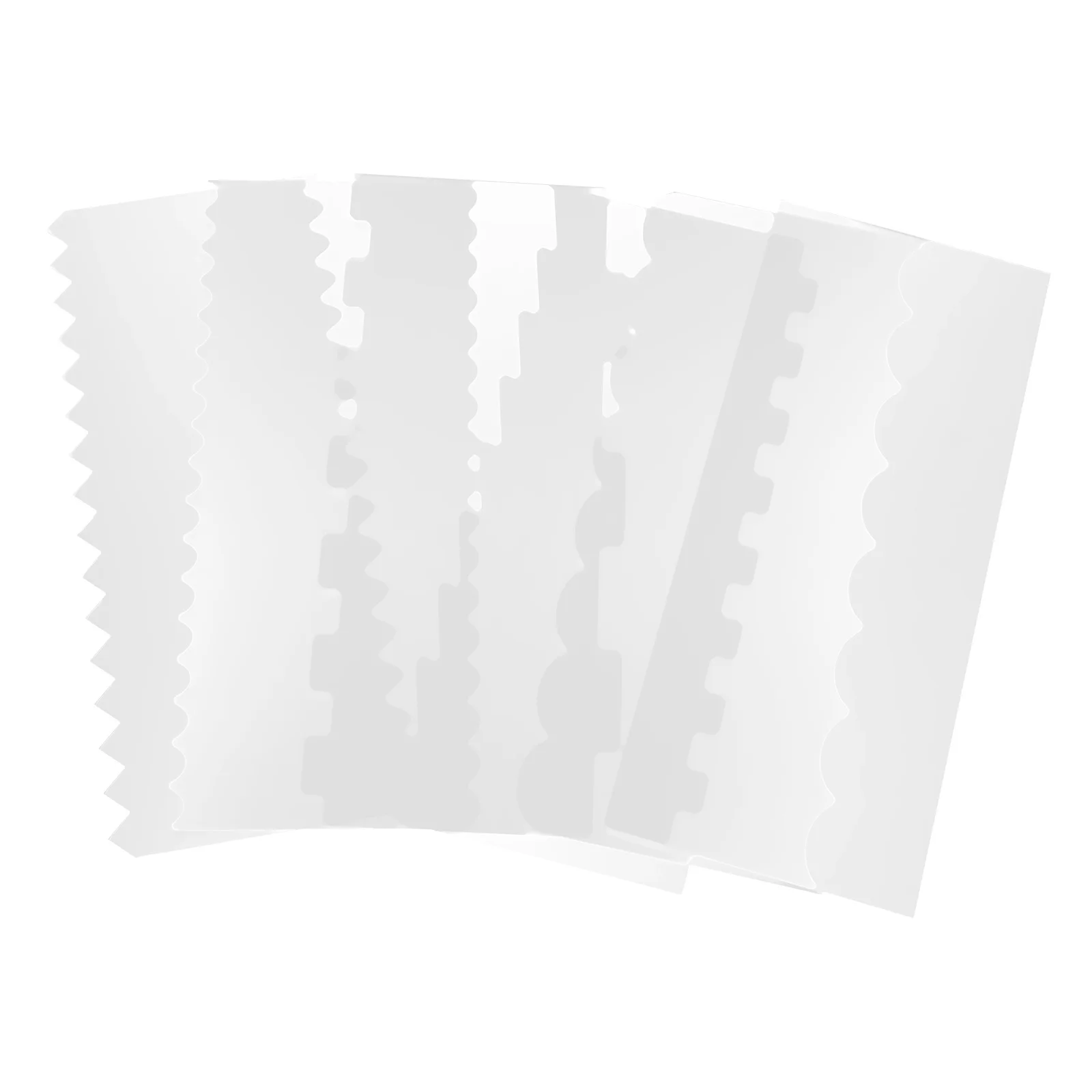 

6 Pcs Cake Scraper Bakery Tools Accessories Baking Making for Decorate Supplies