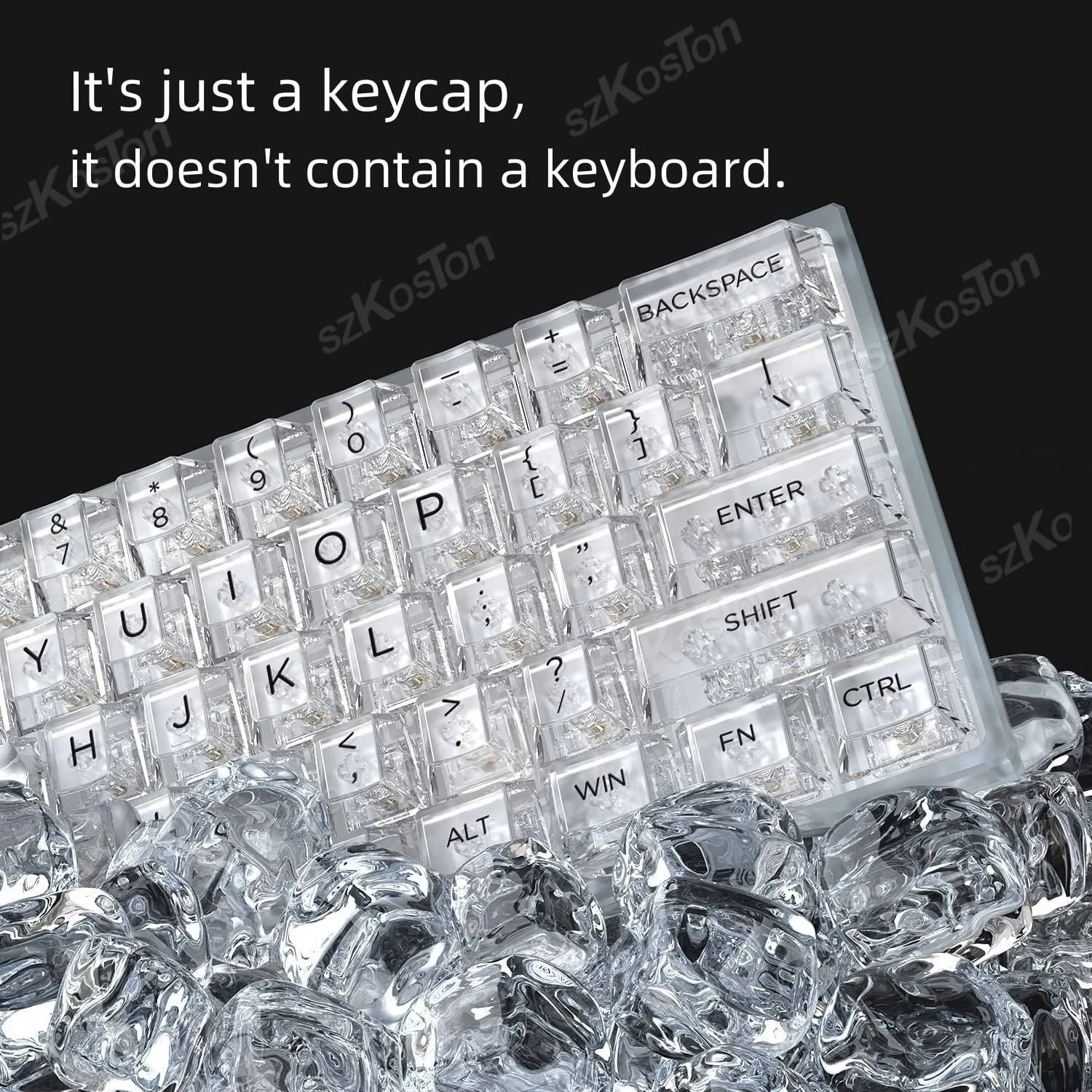 115 أغطية مفاتيح شفافة كريستالية شفافة لامعة من خلال أغطية لوحة المفاتيح لمفاتيح Mx لوحة المفاتيح الميكانيكية للألعاب فقط أغطية المفاتيح