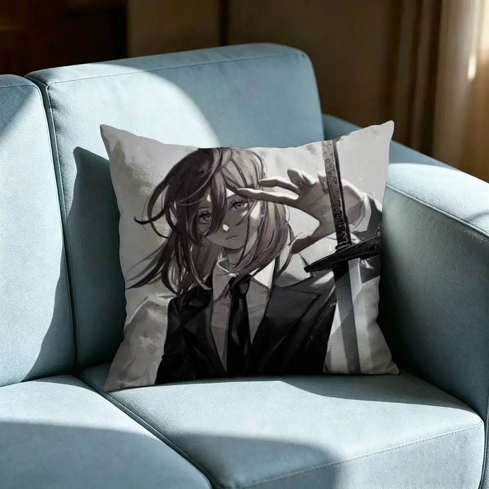 A-Angel Devil Chainsaw Man Pillow cover gift High definition digital printing,Surprise  vivid pattern Household.