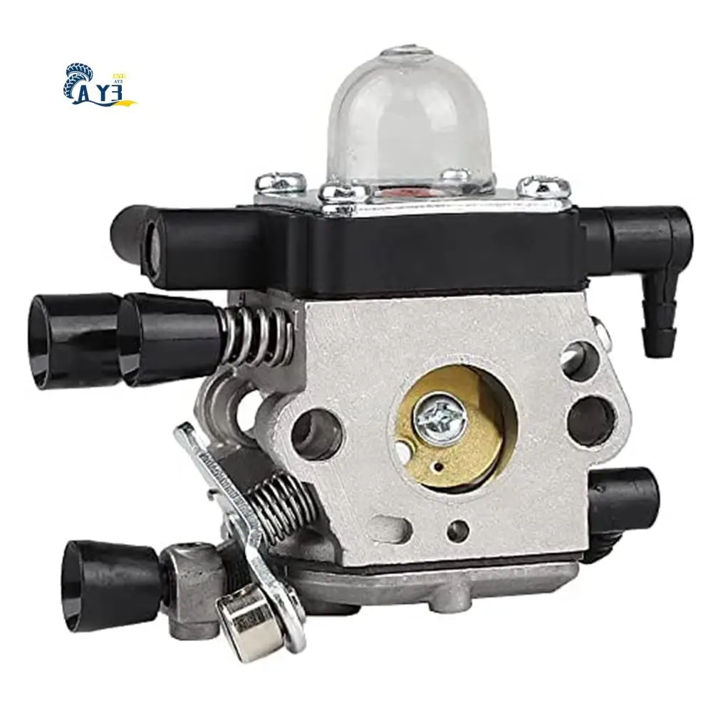 AY03-Carburetor لـ Stihl MM55 MM55C Tiller 4601-120-0600 استبدال Zama C1Q-S202A Carb مع فلتر الهواء مجموعة ضبط خط الوقود