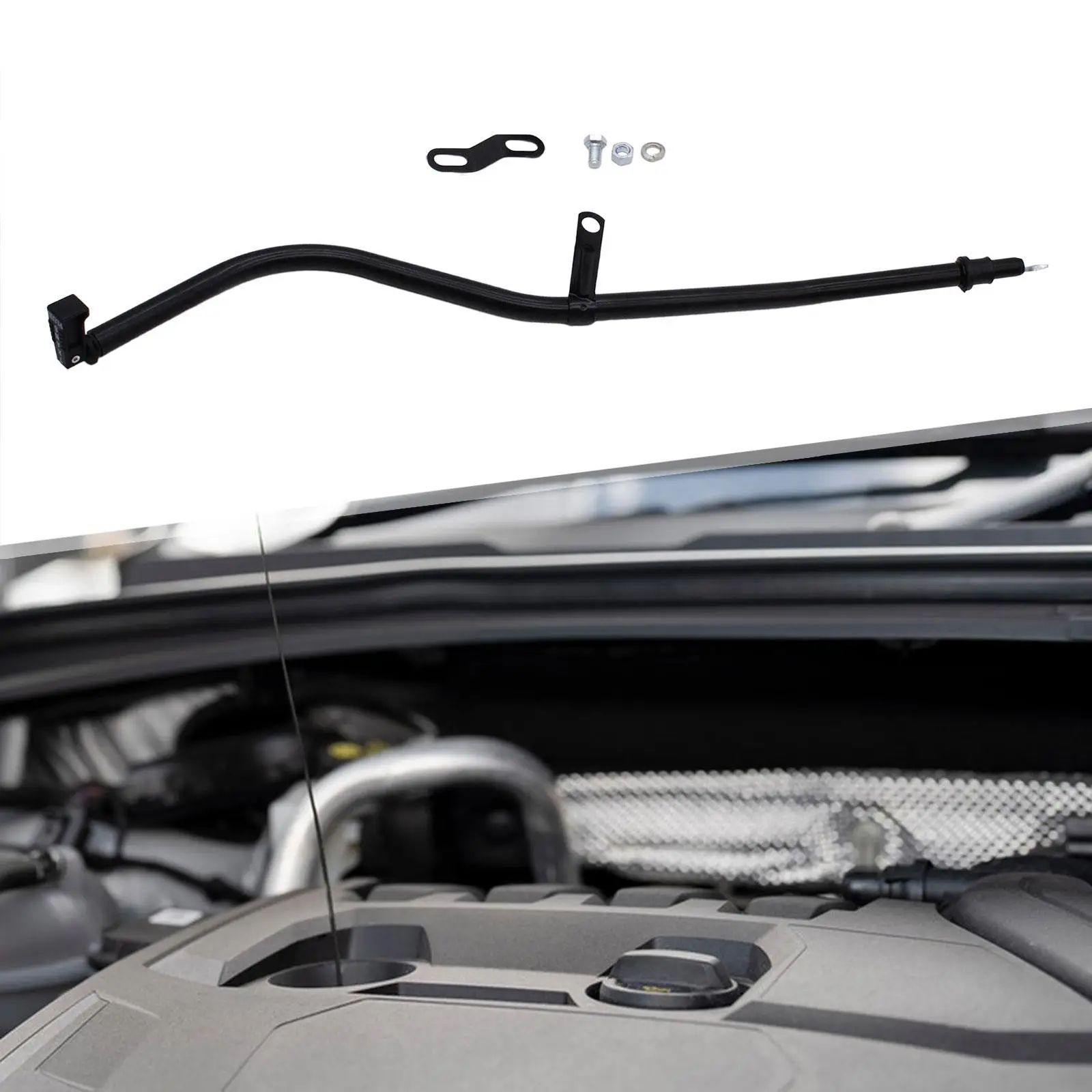 Replacement Automotive Engine Oil Dipstick Steel for 700R4 4L60E Transmission Used with Chevrolet Buick Pontiac Oldsmobile GMC