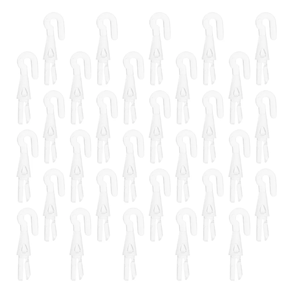 

50pcs Blind Wand Hooks Replacement Alloy Tips For Window Blinds Easy Install Drapery Rod Accessories Repair Parts