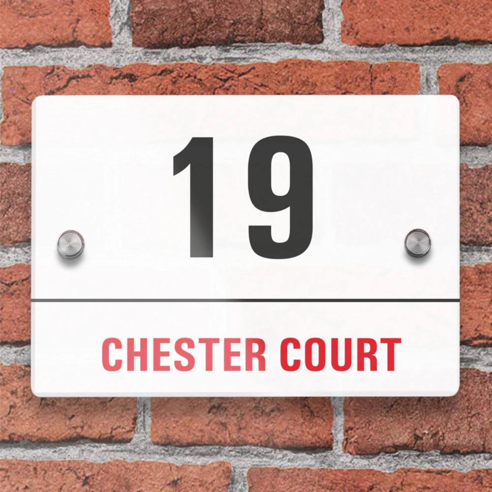 

Индивидуальный знак с номером дома в лондонском стиле, адресная вывеска, уличная вывеска, табличка