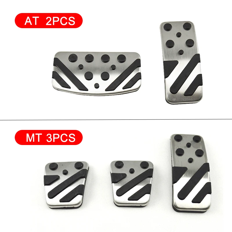 For Mitsubishi Outlander 2 3 Pajero 4 Montero Shogun Sport V80 V87 V93 V97 2007-2021 Car Fuel Brake Pedals Cover Pad Accessories