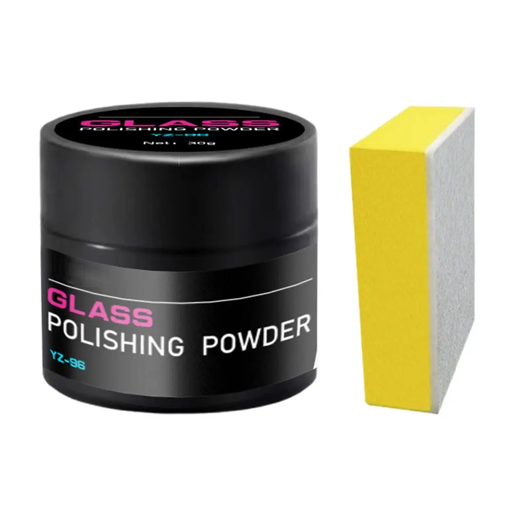 Pembersih Penghilang Film Minyak Bubuk Pemoles Kaca Otomotif untuk Goresan Wiper Kaca Depan dan Pemoles Kaca
