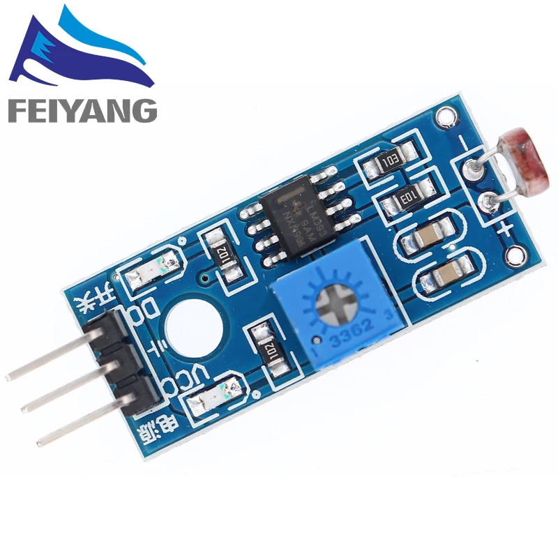 1/5Pcs Photosensitive brightness resistance sensor module Light intensity detect New For Arduino