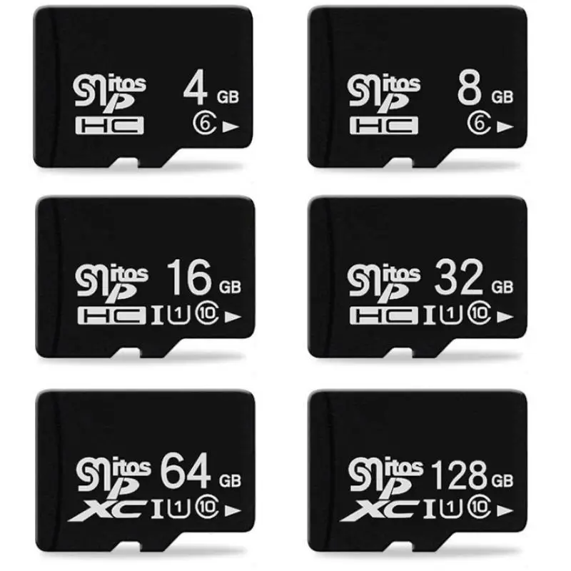 Mitos Micro  Card Multiple Capacity High Speed Transfer For Phones Cameras Dashcams Drones