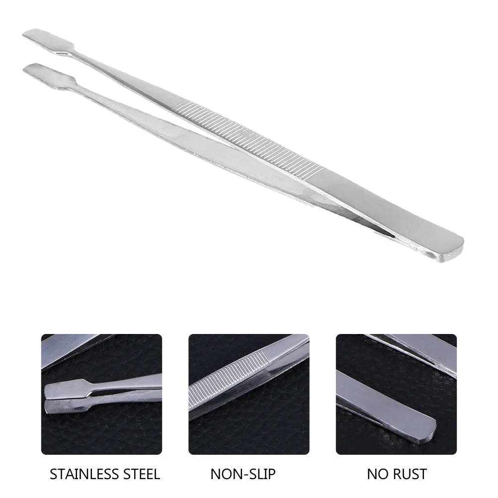 Pinzette für Stempel, Pinzette für falsche Wimpern, einfaches Design, breiter Anwendungsbereich, hervorragende Verwendung, Erlebniszange für Stempel