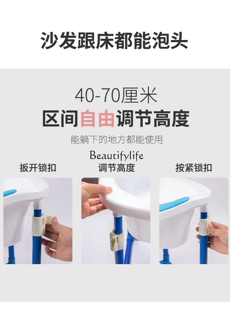 Portable Chinese Medicine Water Circulation Spa Hair Basin Head Treatment Accessories Household Portable