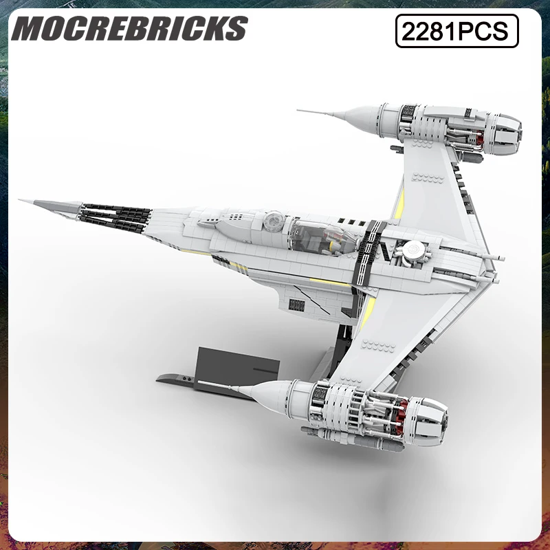 

Military Series Star Movie N-1 Starfighter Science Fiction Spacecraft Assembling Building Blocks Model DIY Children's Toys