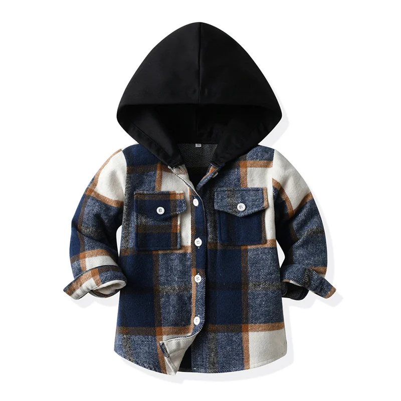 Boys Coat Overcoat Jacket Windbreak Outerwear 2024 Cute Spring Autumn Cotton High Quality Christmas Gift Children's Clothing