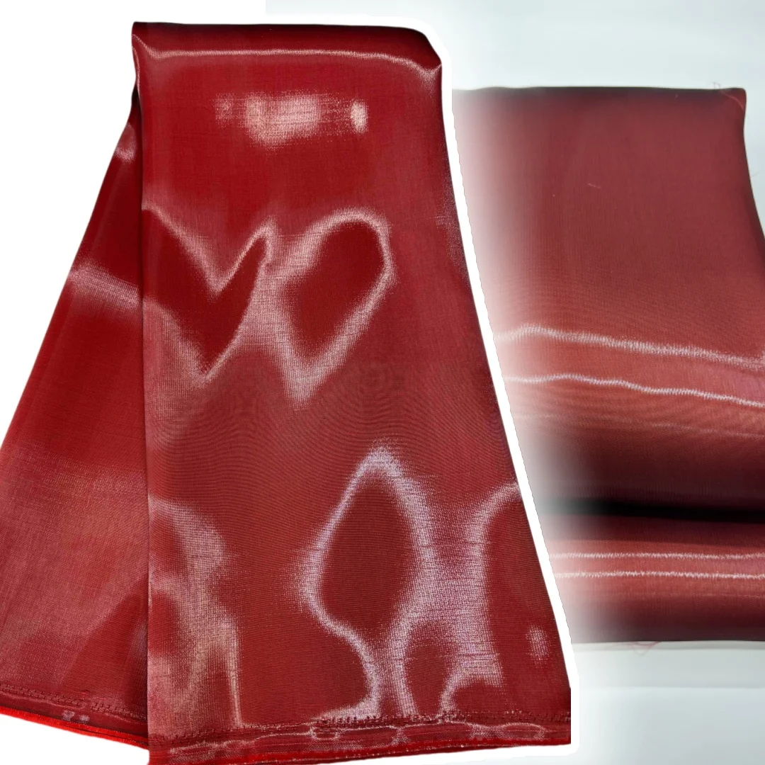 

Новейшая африканская кружевная ткань 2025, высококачественная парчовая жаккардовая кружевная ткань, французская органза, нигерийская кружевная ткань для свадьбы AH972