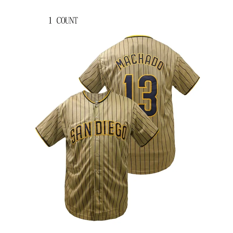 

Men's Baseball Jersey Comfortable Sportswear Quick-Dry Stitched Baseball Shirt For Training and Competition Uniform Unisex