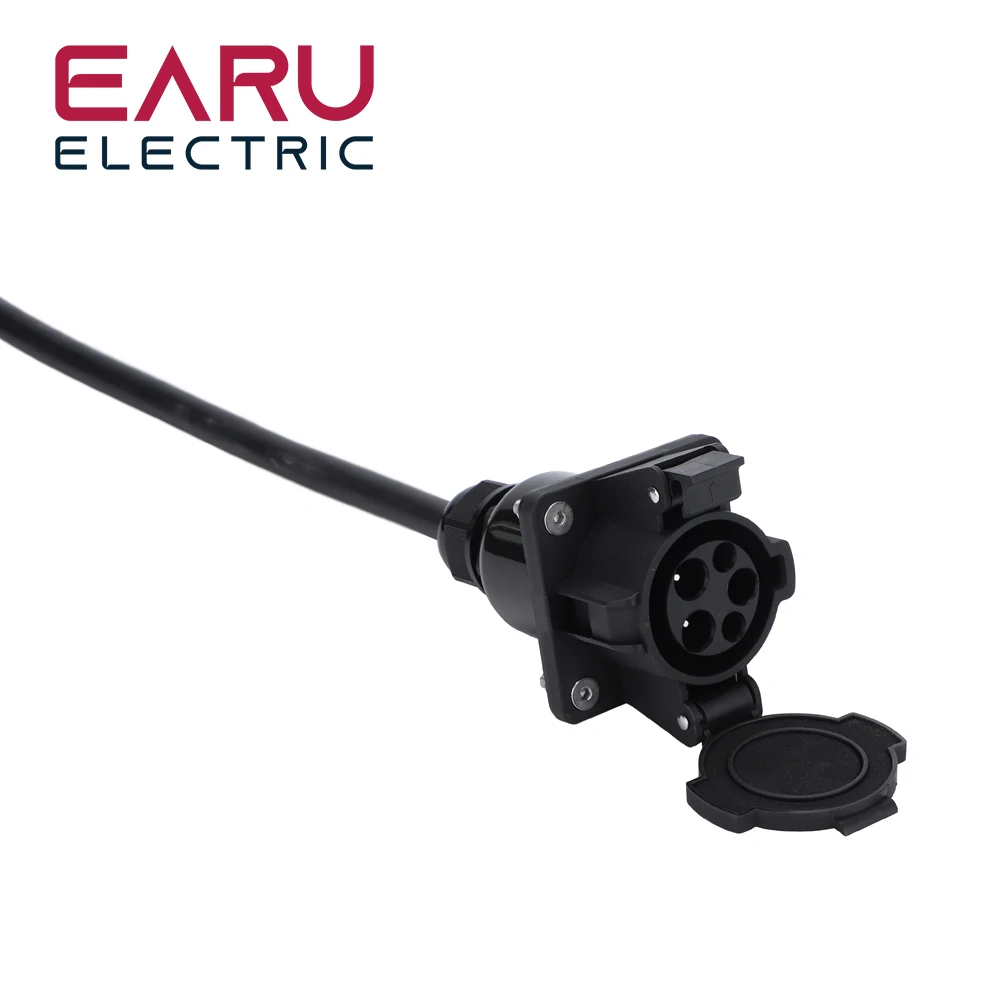 16A 5M 10M EVSE Charging cable SAE J1772 female plug to type 1 male socket EV charging