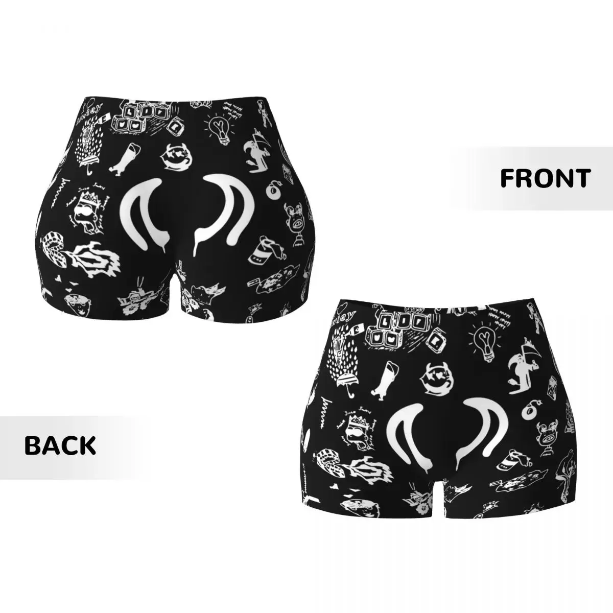 Yungblud personalizado desenhos folha de tatuagem shorts de yoga feminino ginásio treino correndo atlético vôlei biker shorts