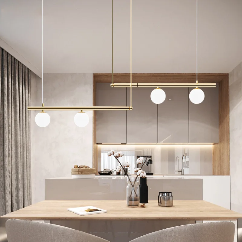 

Simple Modern Minimalist Living Room Chandelier Linear Restaurant Pendant Light Nordic Creative Shop Hanging Lamp For Home LED