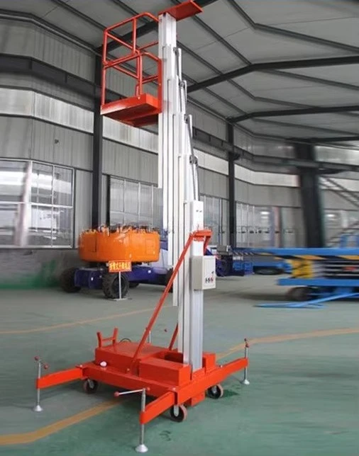 Customized Single Column Aluminum Alloy Lift Precision Height Control Quiet for Pharmaceutical Factory Maintenance