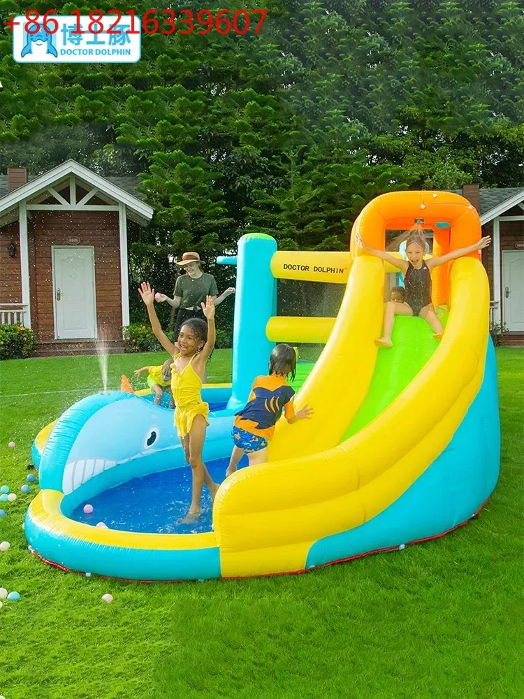 

Castle Indoor and Outdoor Large Outdoor Children Trampoline Slide Naughty Castle