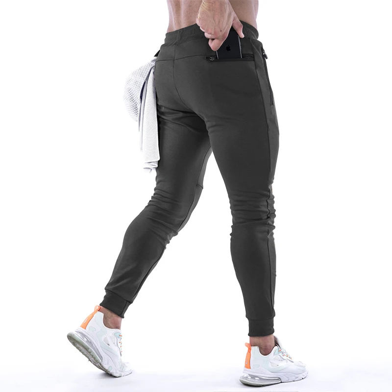 Spodnie joggery dla mężczyzn sportowe spodnie dresowe do ćwiczeń Slim Fit z kieszeniami męskie spodnie sportowe joggery treningowe Fitness