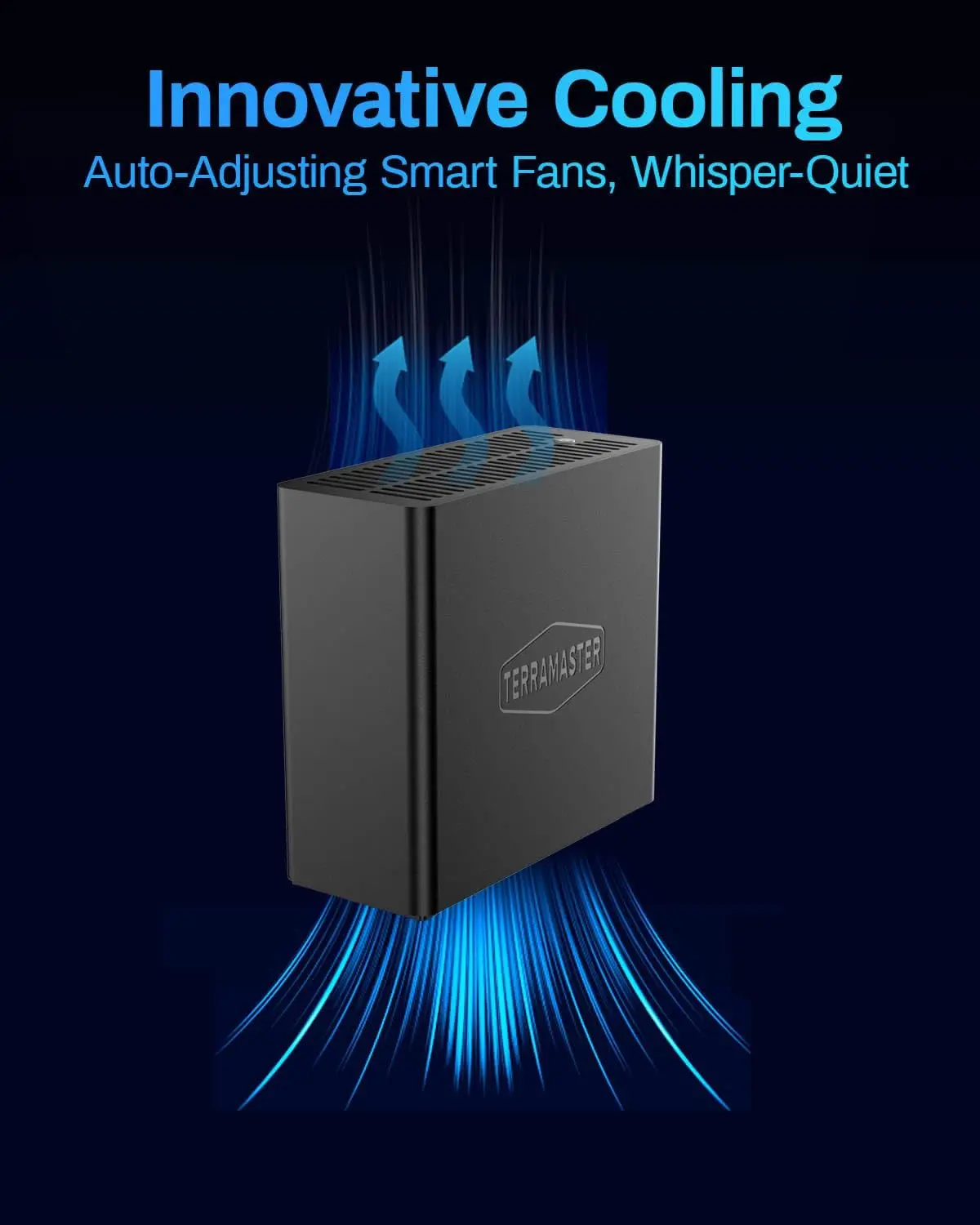 TERRAMASTER F4 SSD 4Bay NAS تخزين جميع خادم SSD NAS N95 QuadCore CPU 8GB DDR5 RAM 5GbE منفذ تخزين مرفق