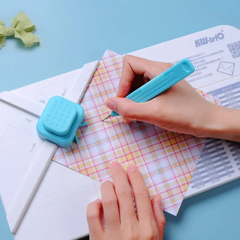 Origami Board Round Corner Embossing Tool for DIY Envelope Making Folding Gift Box Manual Book Embossing and Indentation Tool