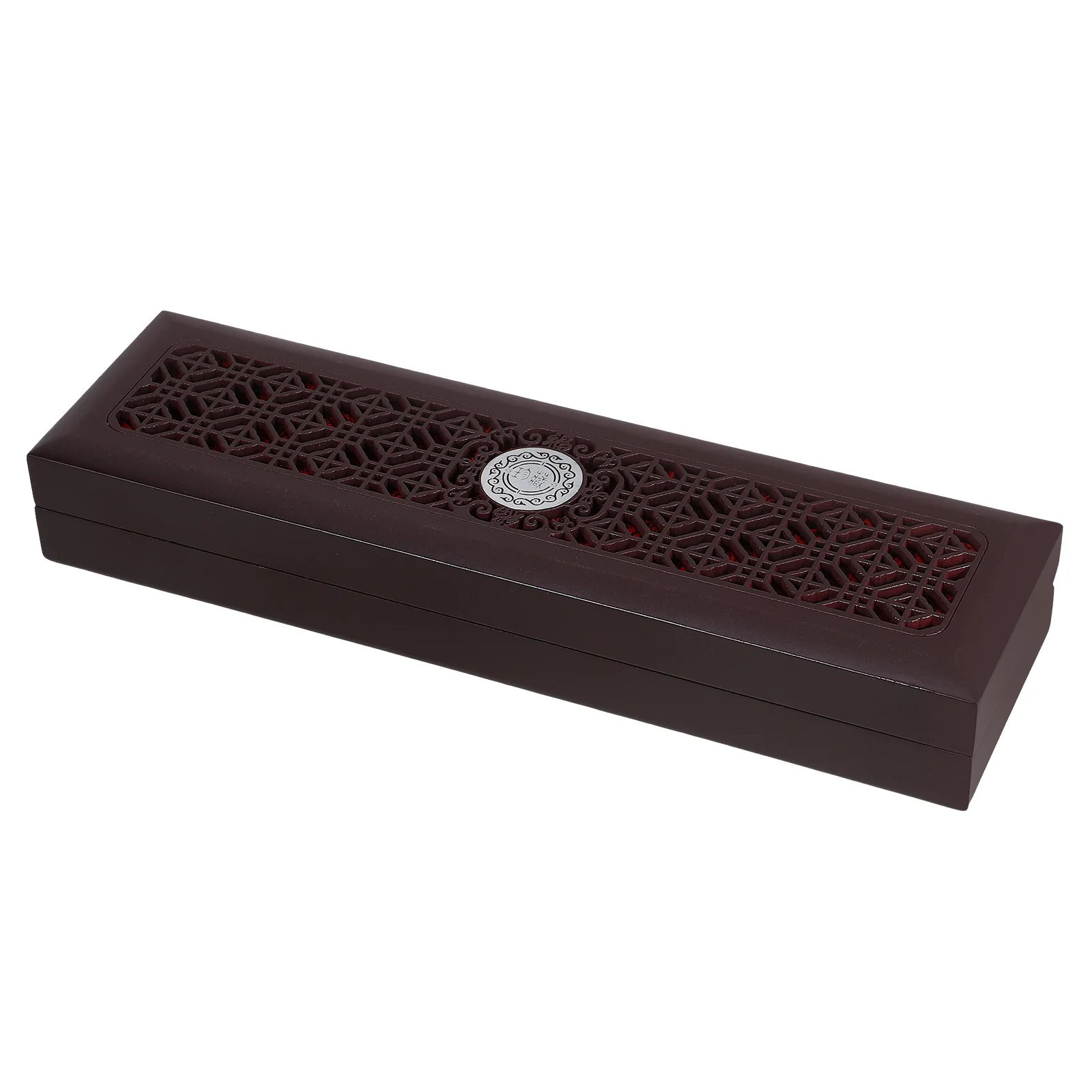

Harmonica Storage Box Case for Holes Container Violin Accessory with Soft Zipper Protective Wood