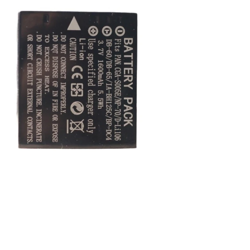 لباناسونيك DMC LX1 LX2 LX3 FX3 FX8 CGA-S005E NP-70 D-Li106 DB-60 DB-65 BP-DC4 BH125C بطارية الكاميرا الرقمية 2 قطعة