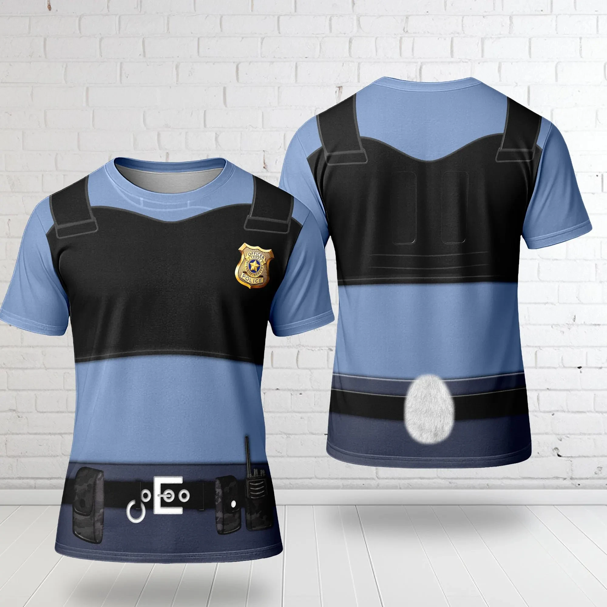 Judy Hopps Children's Teenagers' Short sleeved T-shirt from Zootopia 2,COS Cartoon Cosplay 3D Printed T-shirt, Summer Top,GIFT image 4
