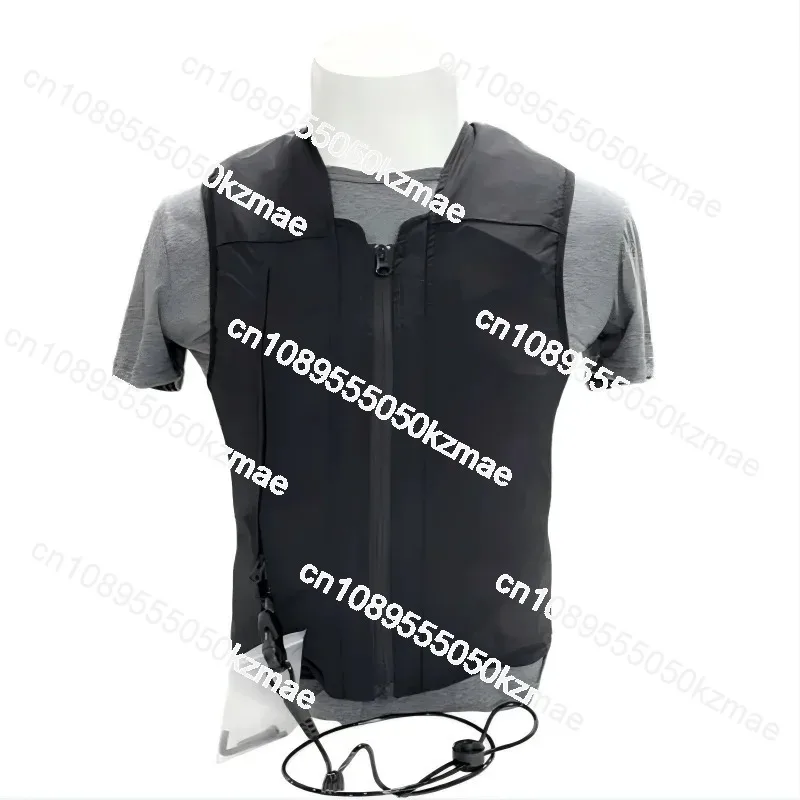 Suitable for nylon elastic fabric inflatable equestrian riding protective vest, universal professional all season