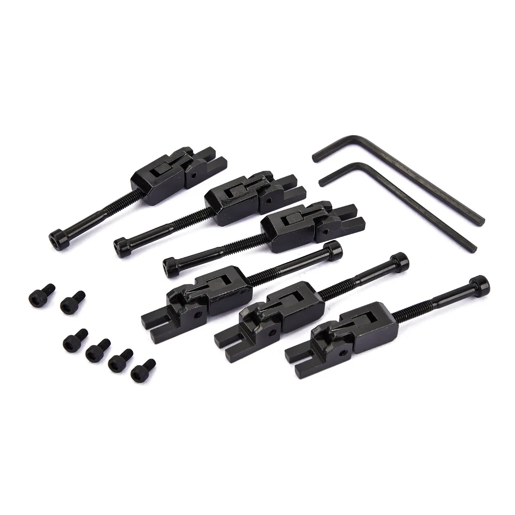 Guitar Double Locking Tremolo Saddles Bridge Saddles With Screw & Hex Wrench For FR  6 String Double Tremolo Electric Guitar