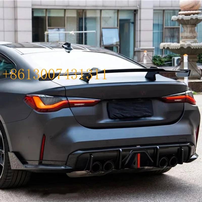 FactoryDry Carbon Fiber Rear Diffuser   G80 G82 G83 M3 M4 2021+ Rear Bumper Diffuser Lip Sp Car Bodykit