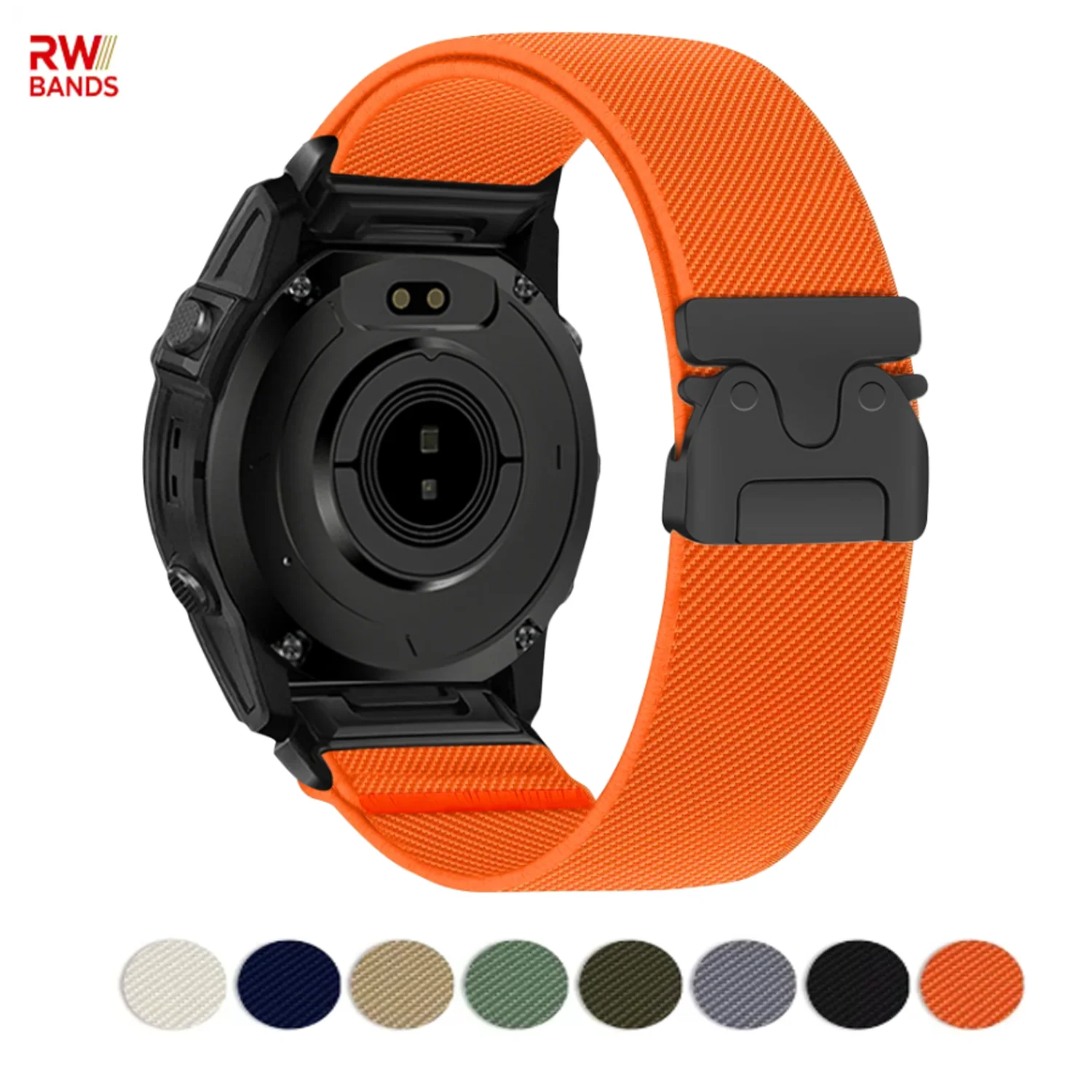 QuickFit 20mm 22mm 26mm Gewebtes Nylonarmband für Garmin Fenix 8 47mm 51mm 7 7X 6 6X 5 5X Plus Quatix 8 Forerunner 965 970 Armband