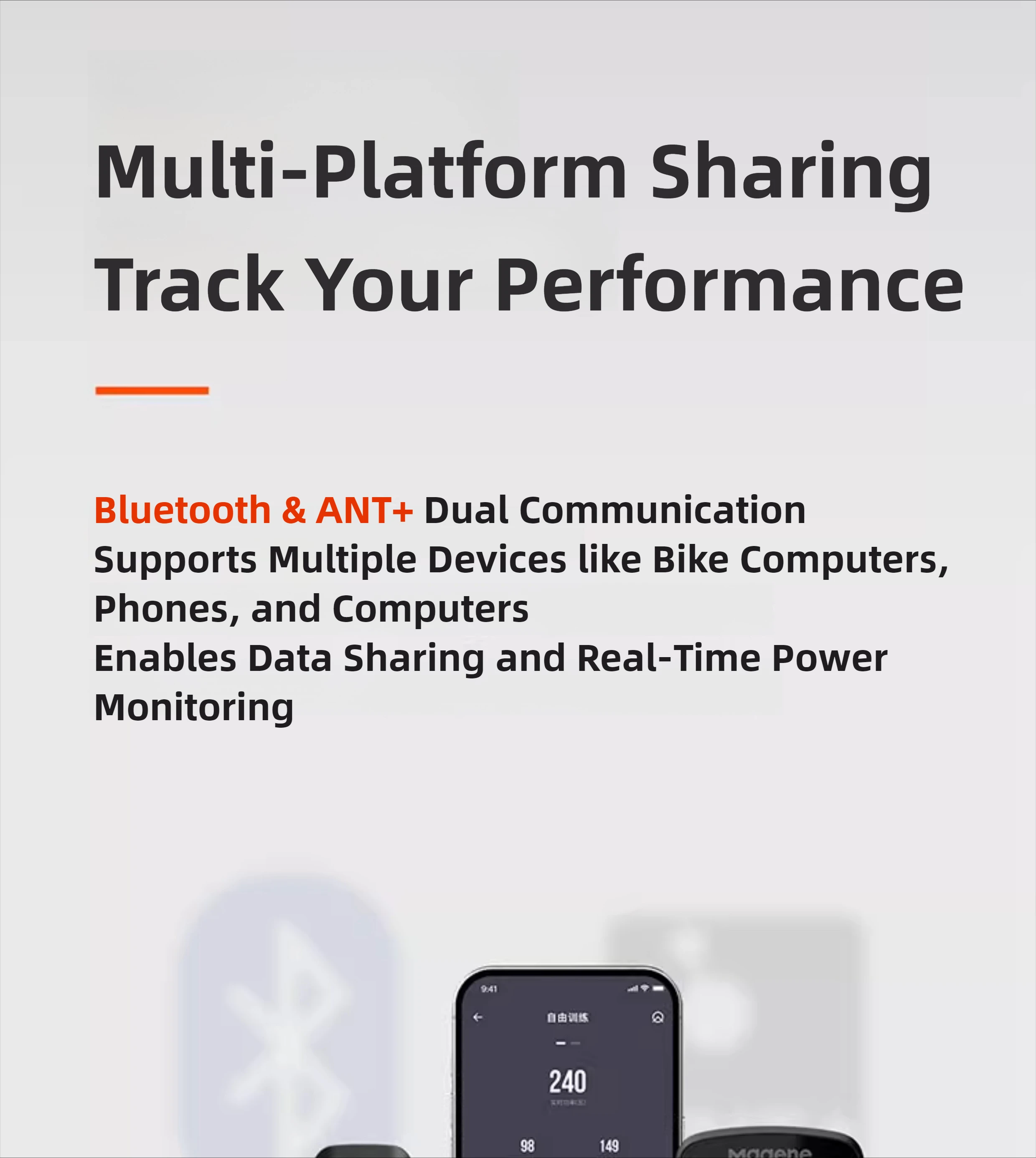 Magene P715 Pedal-Based Cycling Power Meter Dual-sided Bike Pedals ±1% Power Accuracy Bluetooth ANT+ Optimized for KEO&SPD-SL