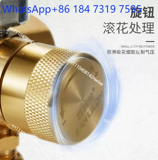 Alloy Mini Oxygen Regulator Oxygen Pressure Reducing Regulators Valve G5/8 Oxygen Pressure Reducer Anti Fall Welding Gas Meter