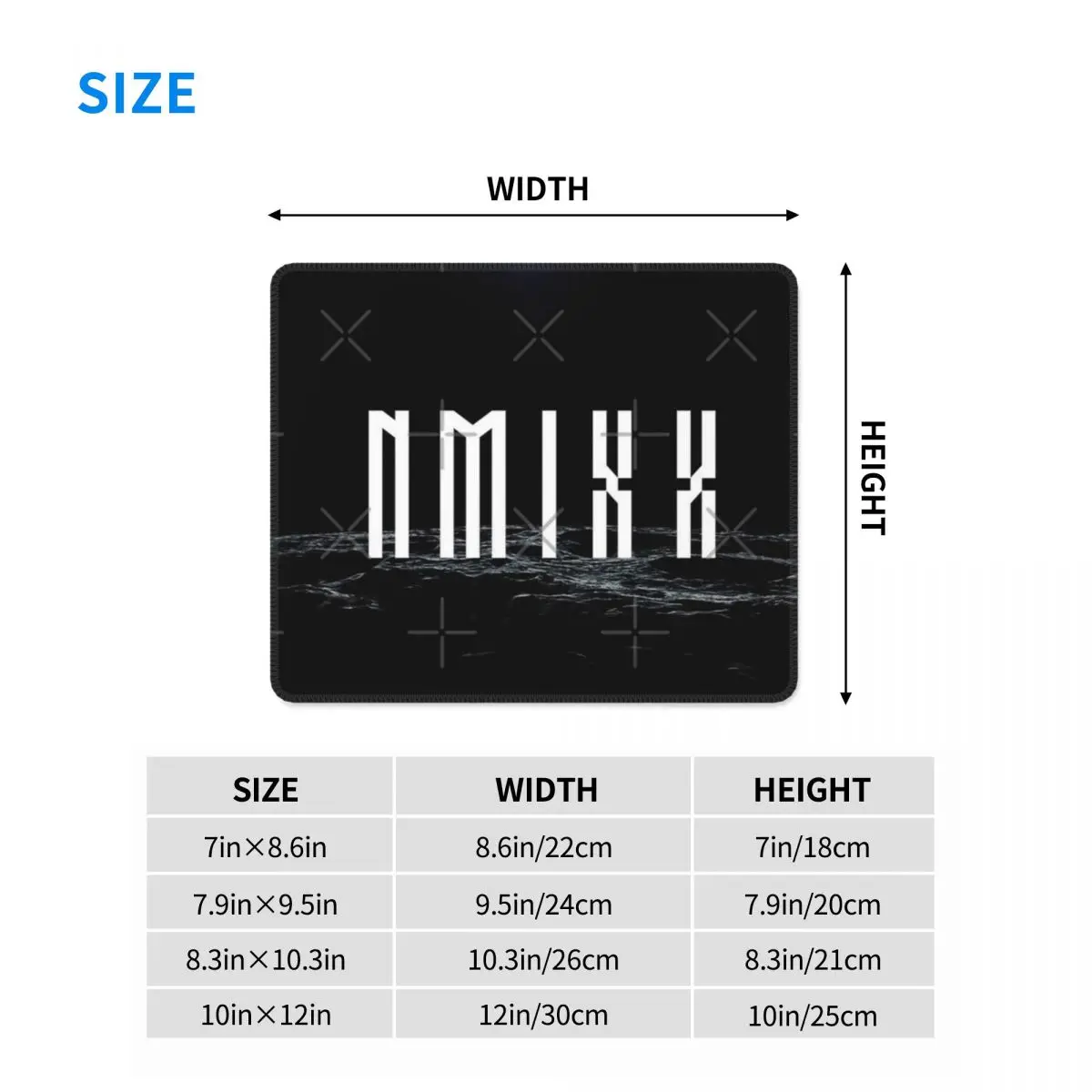 Cuscinetti per tastiera in gomma Nmixx