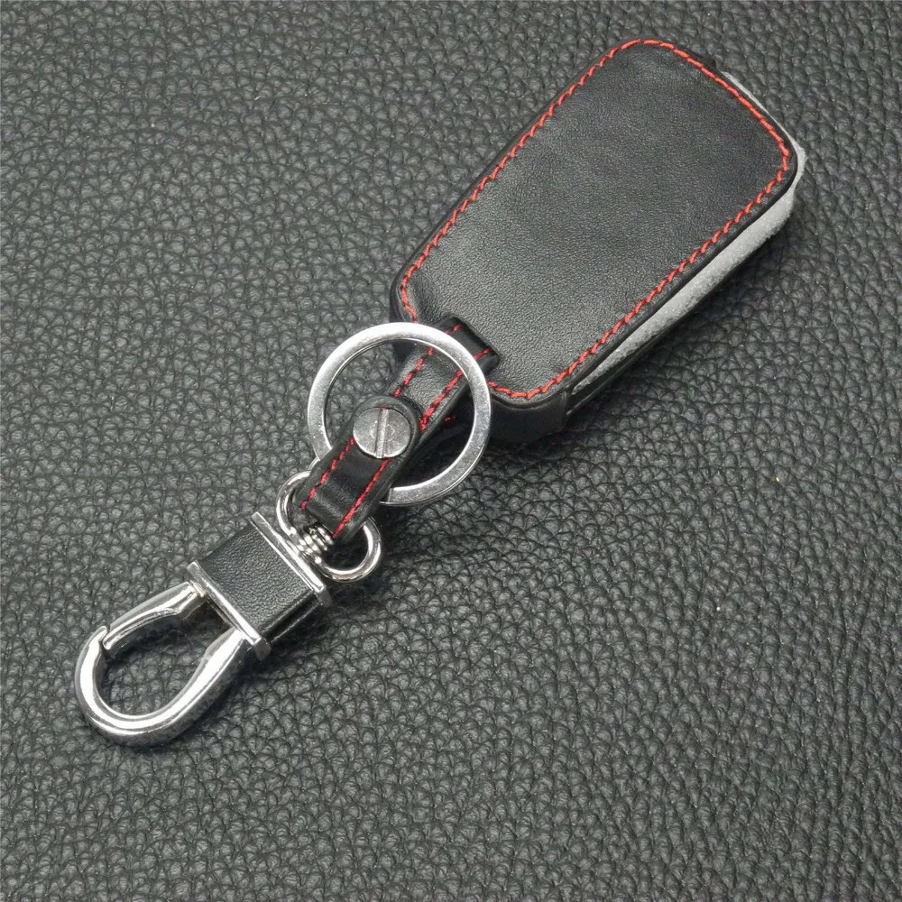 Jingyuqin Leather key Cover Case For Vauxhall / Opel / Astra H / Corsa D / Vectra C / Zafira 3 Buttons No Logo