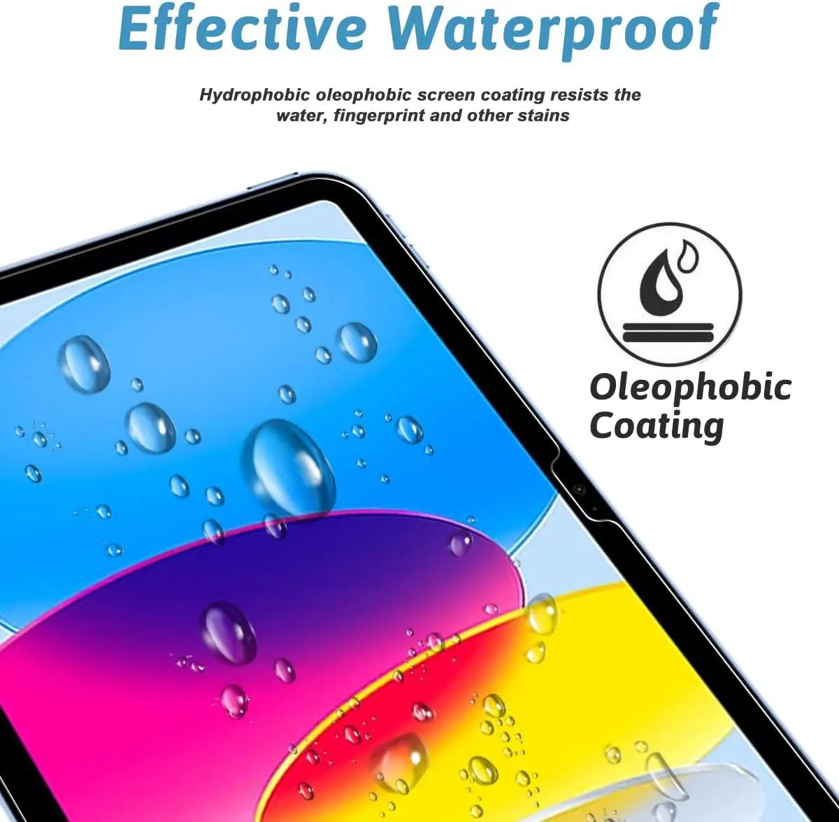 2pcs 9H Tempered Glass For iPad 10 2022 10.9'' 10th Gen Clear Screen Protector For iPad A2777 A2757 Anti Scratch Protective Film