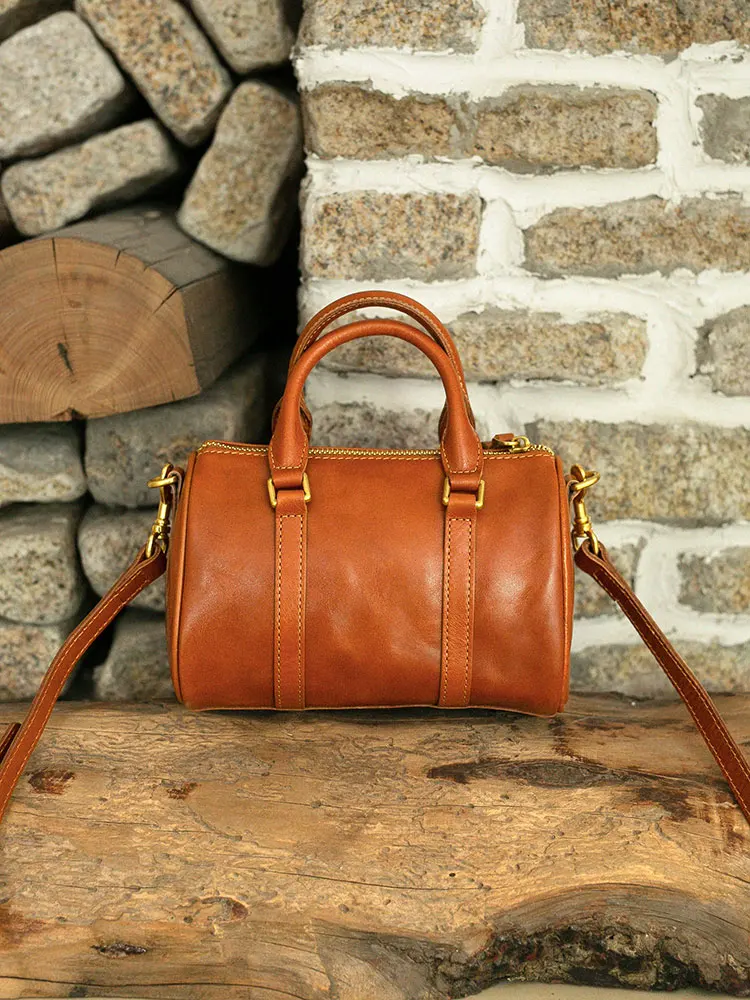 PNDME outdoor simple high quality first layer cowhide women's small handbag fashion luxury genuine leather cute shoulder bag
