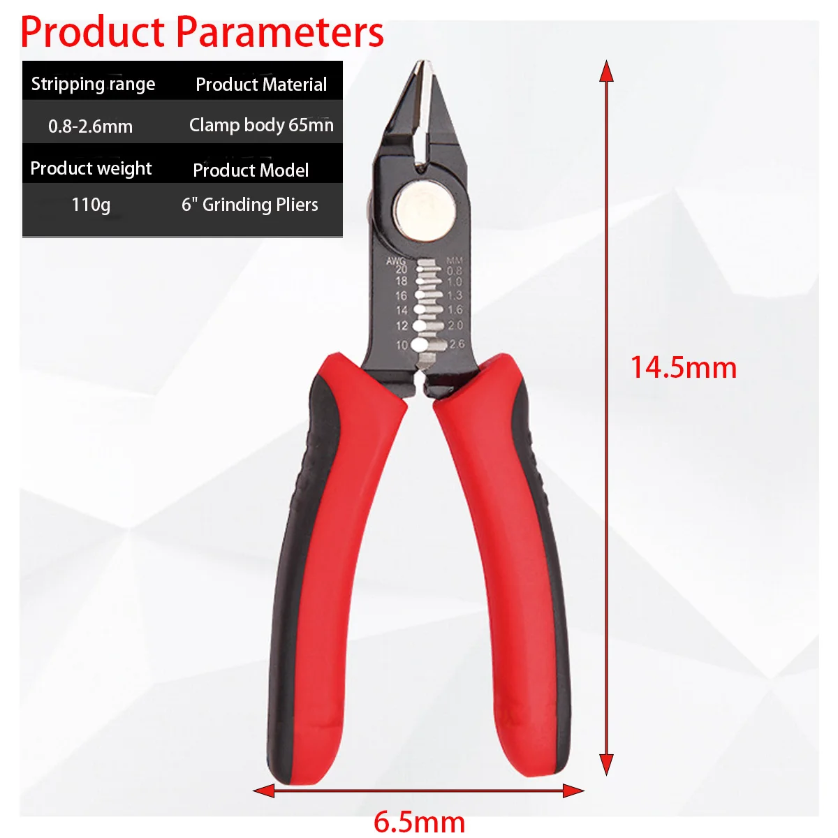 Wire Stripper Pliers Automatic Stripping Cutter Cable Wire Crimping Electrician Repair Tools Wire Stripper Tool Hand Tools