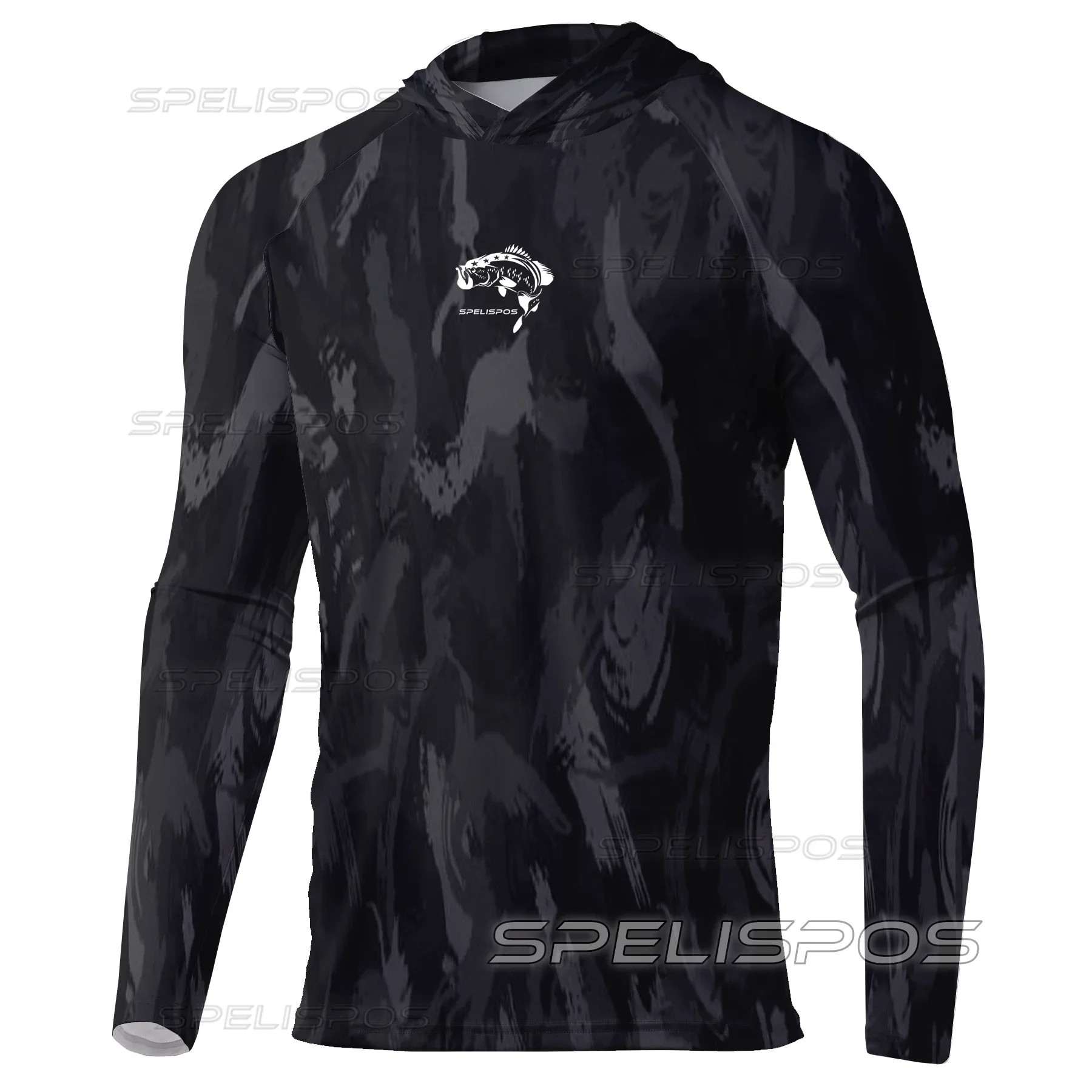 Fishing Shirts UPF 50+ Anti-UV Yacht Sea Fish Hoodies Maillot Beach Gear Lightweight Long Sleeve Angling Tops Wear Running Hood