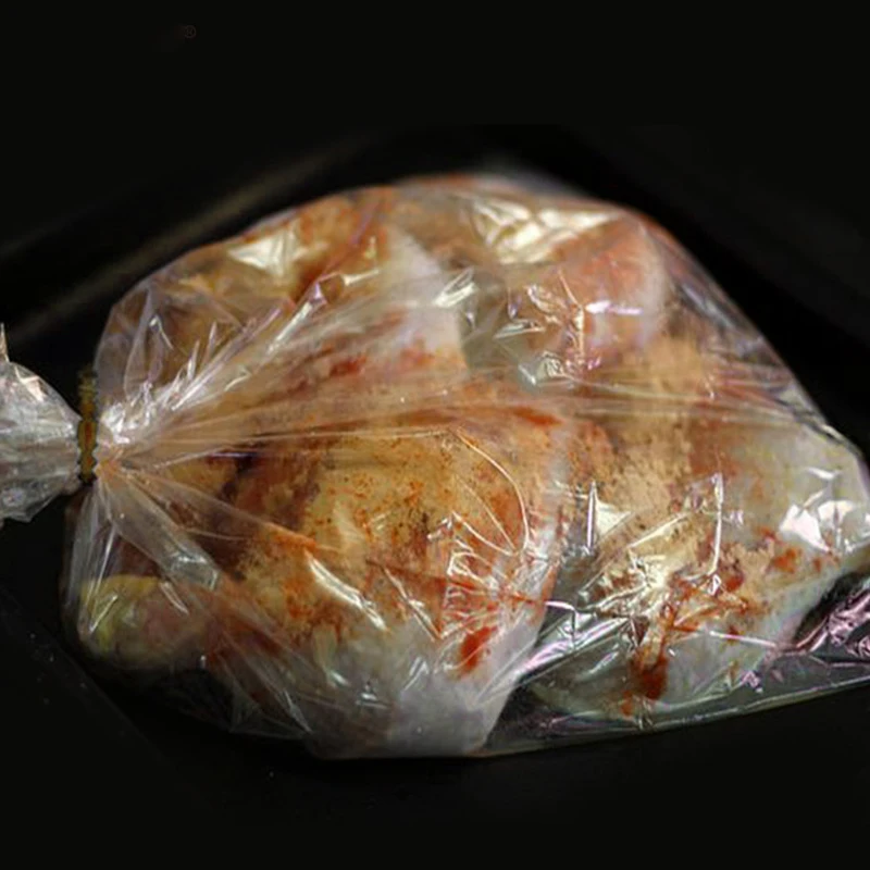 100 Pcs Kitchen Roast Bags Microwave Oven Toast Bag PET High Temperature Cook Bags Cooking Grilling Food Oasting Turkey Bag