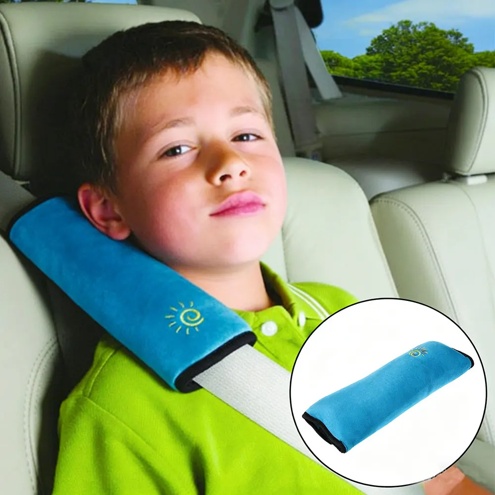 Car Safety Belts Pillows Cover for Kid Children Baby Travel Sleep Positioner Seatbelt Adjust Plush Cushion Shoulder Protection