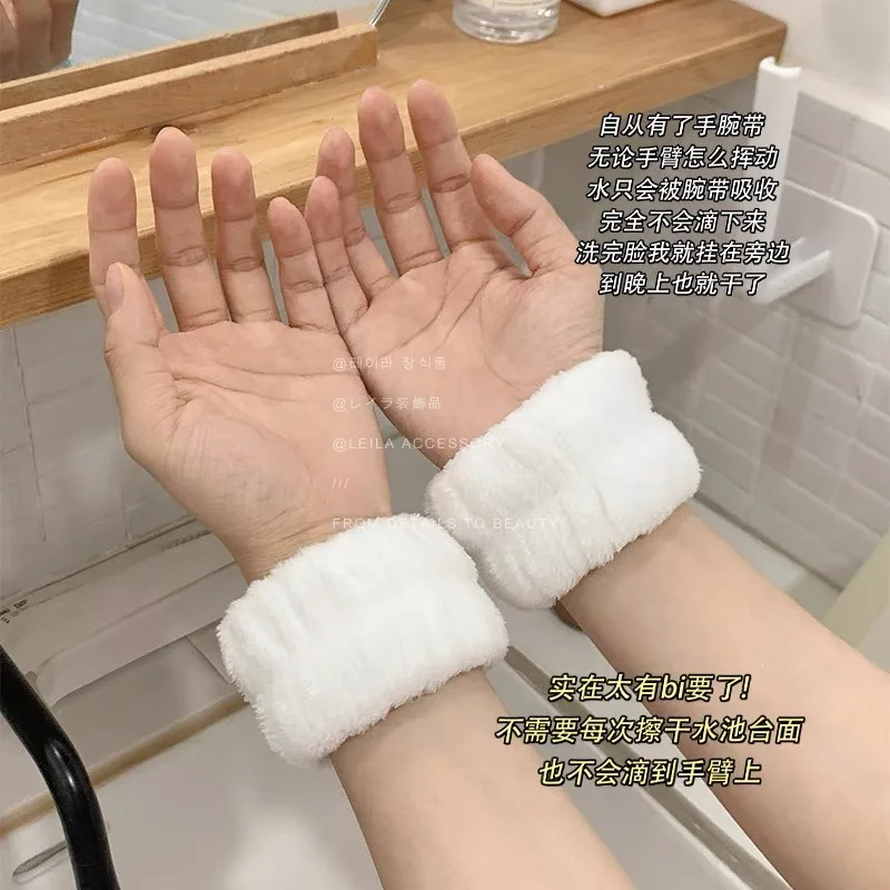 غسل الوجه عصابات للنساء ، المرجان الصوف العصابات الشعر ، الكفة ، مقاوم للماء ، ماصة الأساور ، عصابة رأس ، مجموعة اكسسوارات للشعر