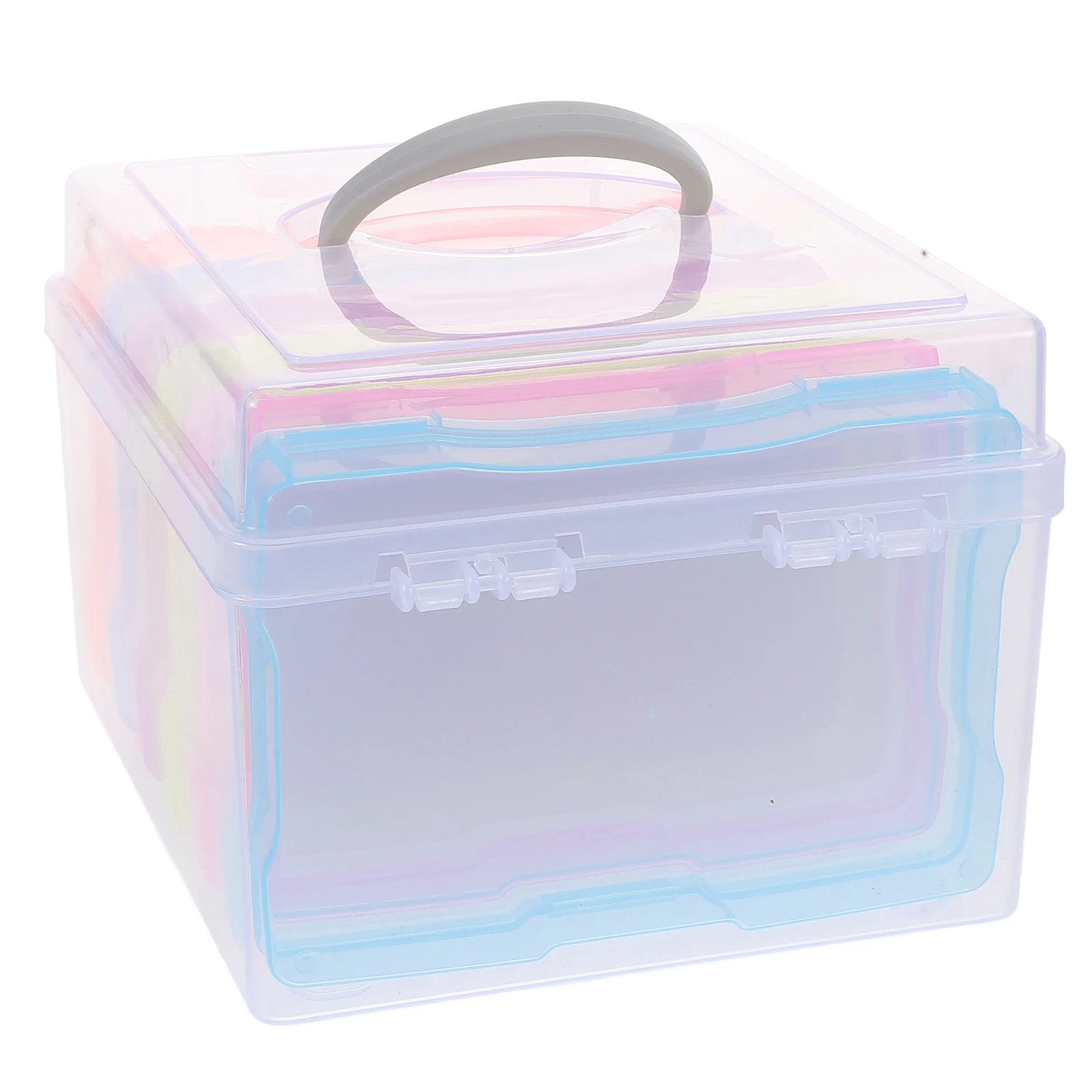 

Photo Storage Box Organizers Case Cases Small Object Boxes Multi-functional Container Mini
