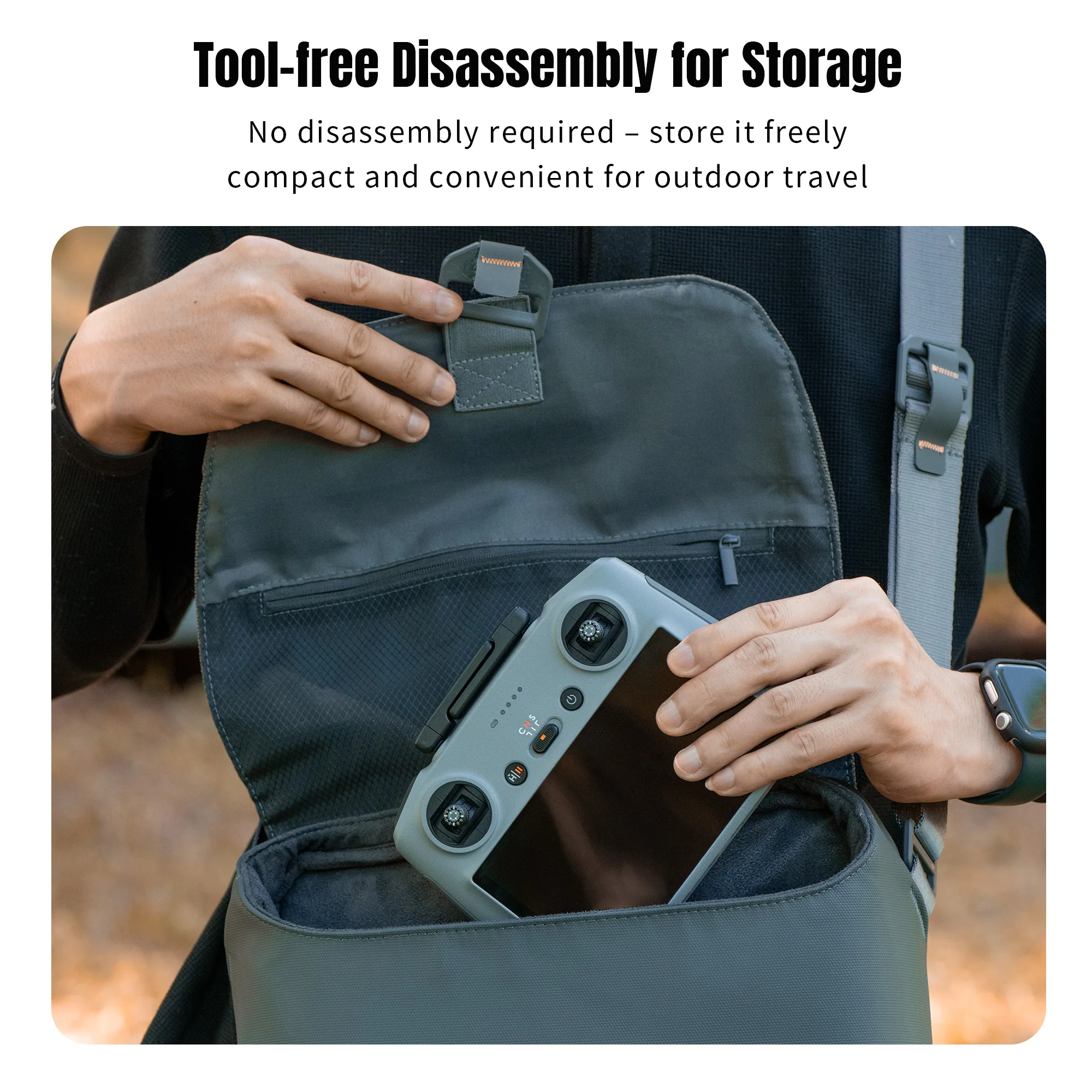 STARTRC-Joystick retráctil de aleación de aluminio para DJI Mini 5 4 Pro/Mavic 4 Pro/Air 3S/Neo Thumb Rocker para DJI RC Pro 2/RC 2/RC