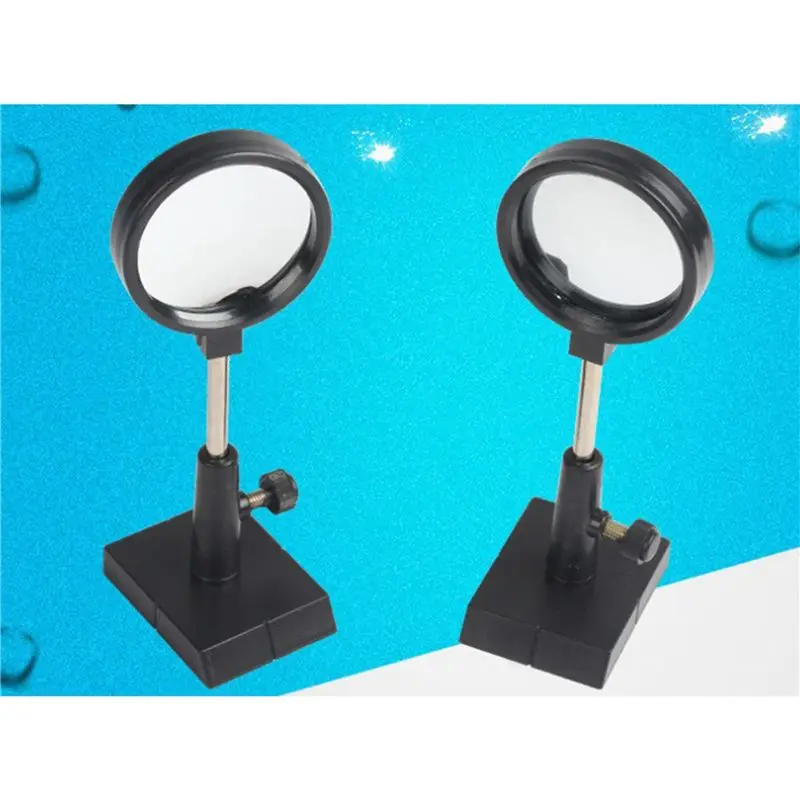 5X Physical Optics Experiment Set Convex Lens Concave Lens Triangular Prism Plane Mirror Convex Mirror Optical Lens