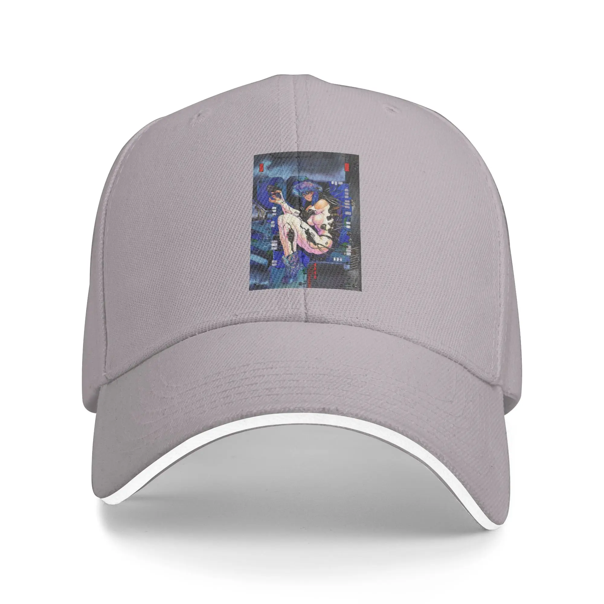 Hot Sale Ghost in the Shell Baseball Cap  Graphic Cap For Women  Summer Outing Cap For Women