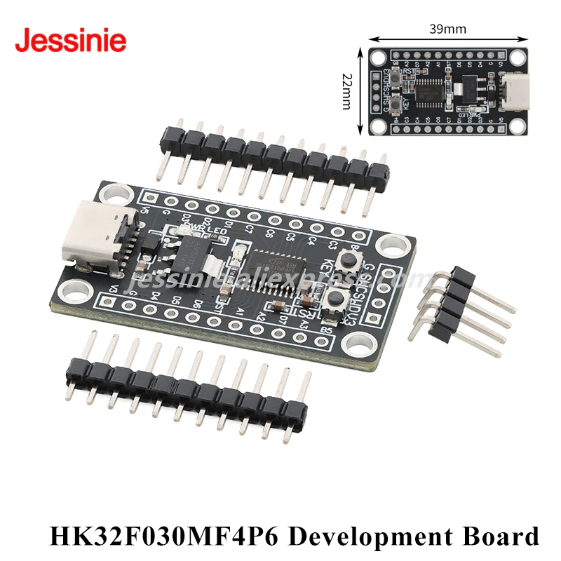 5pcs/1pc HK32F030MF4P6 MCU Development Board TSSOP-20 ARM Cortex-M0 32-bit MCU Core System Learning Board Module