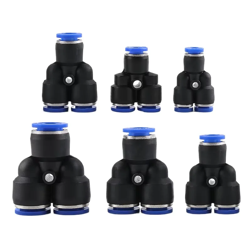 4mm 6mm 8mm 10mm 12mm 14mm PY Pneumatic Fitting Pipe Connector Tube Air Quick Fittings Water Push In Hose Couping